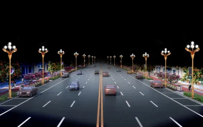 Road smart pole system for municipal lighting and city IoT