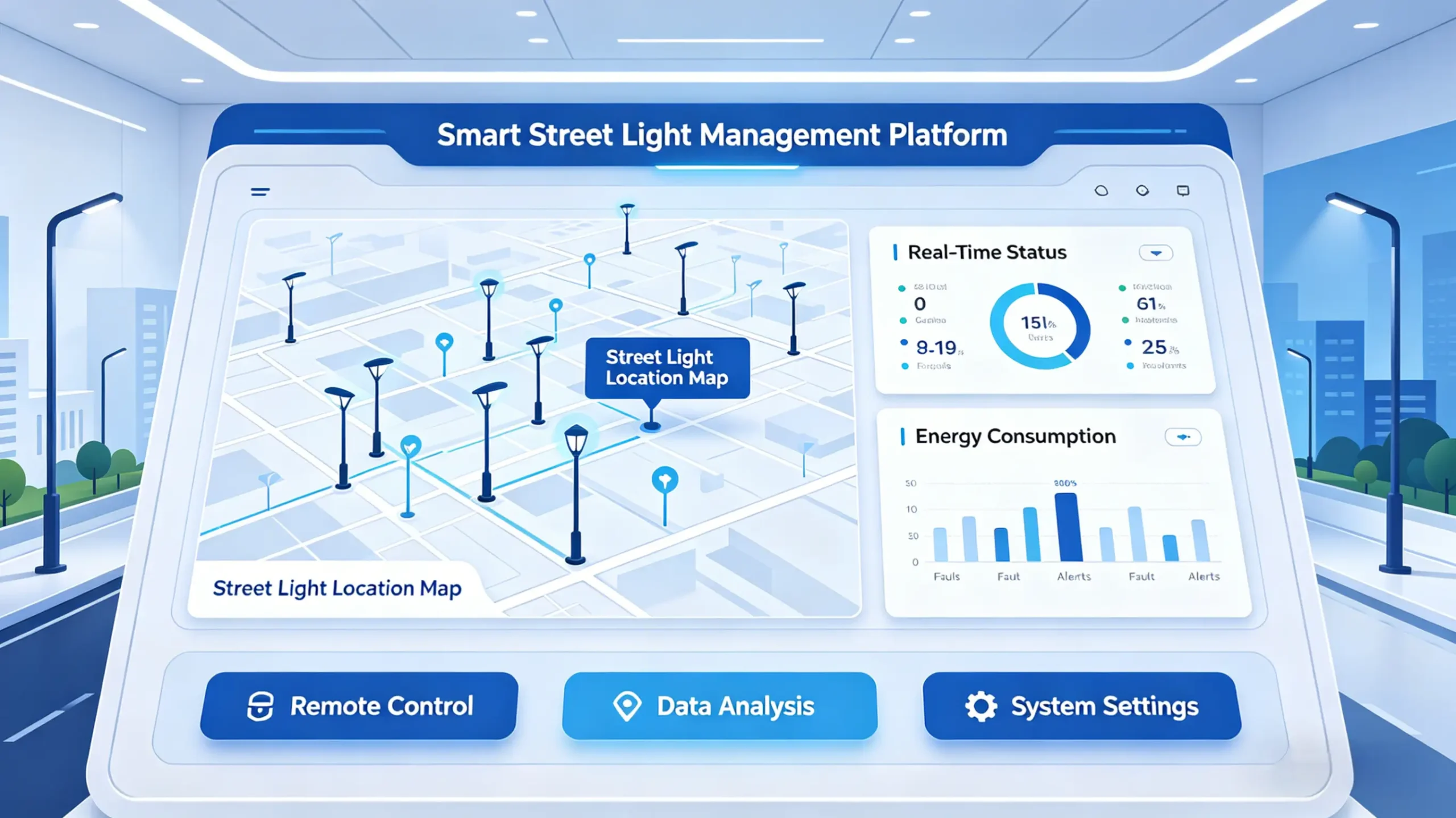 Smart Street Light Management Platform