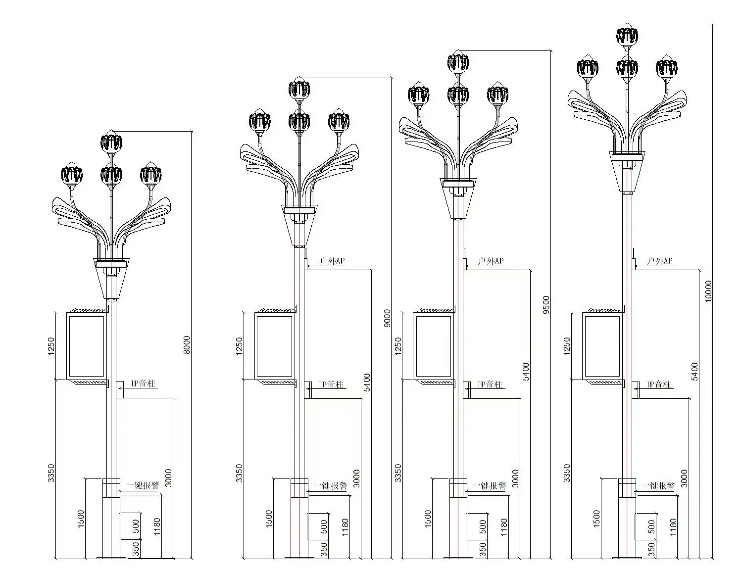 Integrated Smart Pole for Lighting and City IoT