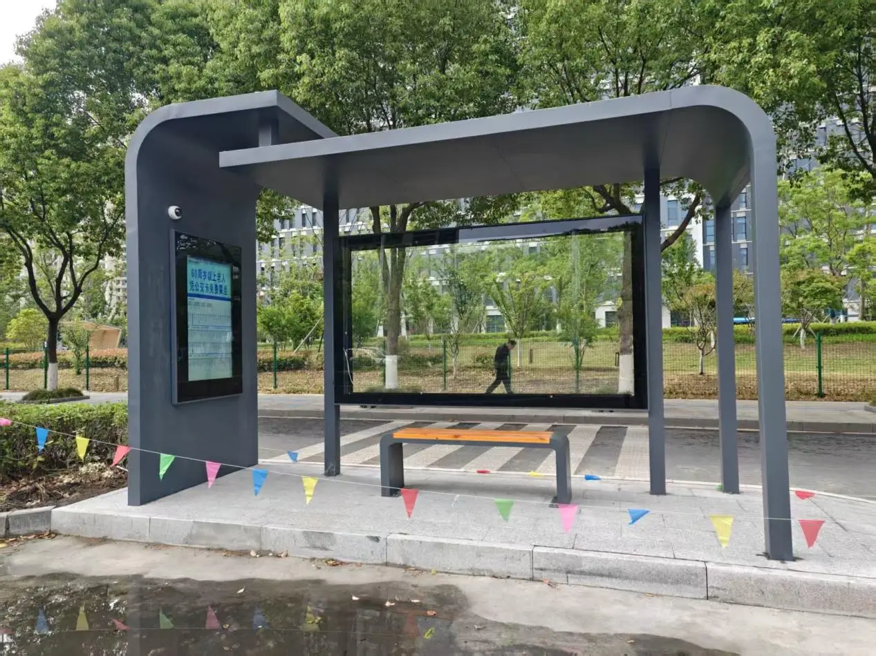 Intelligent bus electronic stop board case 4